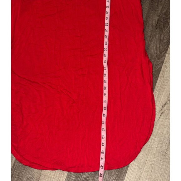 BomBom Womens Red Casual T-Shirt Dress Small - Picture 5 of 7